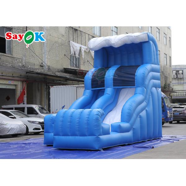 Wet Dry Inflatable Slide Commercial Water Inflatable Slide Bounce Backyard