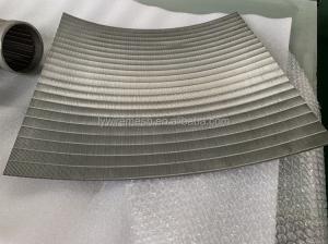 Triangle Wedge Wire Centrifuge Partitioning Basket Customized for 500mm Length
