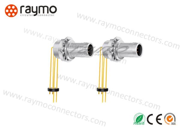 Quality Fixed Socket Sealed Quick Release Electrical Connectors , Elbow Plug Nut Fixing for sale