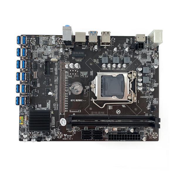 Quality Intel® B250 Support 12 GPU CryptoMining PC Motherboard 12 USB3.0 to 12 PCIE 16X for sale
