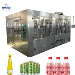 China Soft Drink Beverage Filling Machine 6000 BPH Filling Speed For PET Bottle wholesale