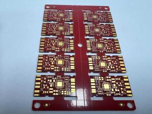 China 50mm X 50mm Min. Panel Size 0.10mm Hole Diameter Multilayer PCB Board with 20um Cooper In Holes and 100% Electrical Test wholesale