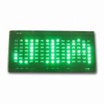 Customized text dot-matrix LED scrolling message display cap red light