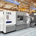 Heavy Duty Hard Rail SMTCL CNC Lathe HTC50P 3 Axis CNC Milling With Live Tools