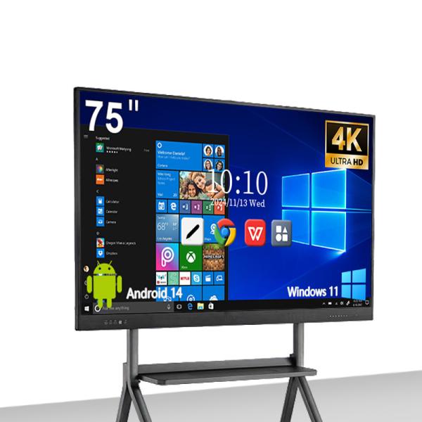 Quality 4K LCD Interactive Digital Smart Electronic Board 86'' Digital Smart Interactive Touch Panel for sale