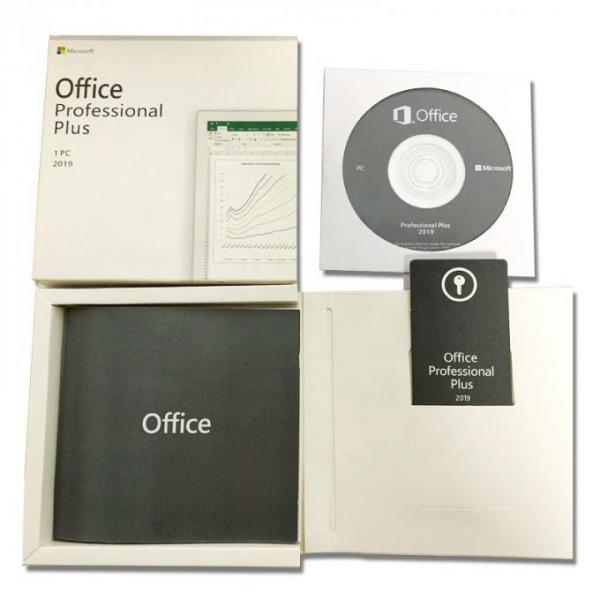 Professional Plus Download Software Microsoft Office Vision 2019 Retail Box Package 0