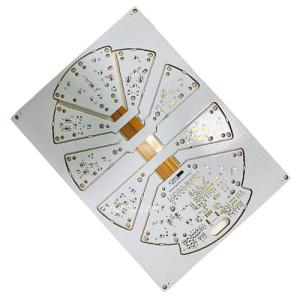 China Customized 6L Rigid Flex PCB With Profiling Punching Routing And Board Thickness 0.2mm-3.2mm on sale