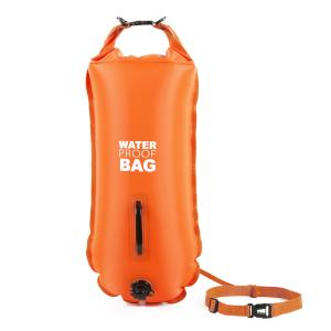 36*72cm 28L Open Water Swimming Float Bag With Adjustable Waist Belt