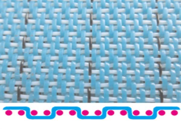 Quality 430 Cfm Polyester Mesh Belt Anti Static Synthetic Process For Mdf Board Production for sale