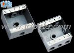 Square Weatherproof Electrical Boxes 3 Hole One Gang Outlet Fitting Accessory