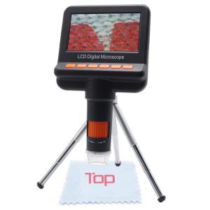 China Polarizer 4.3 Inch Lcd Digital Usb Microscope For Soldering 500x Toproview on sale