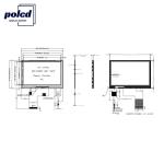 Polcd 800X480 Tft Capacitive Screen ST7262E43 4.3 Tft Lcd Display