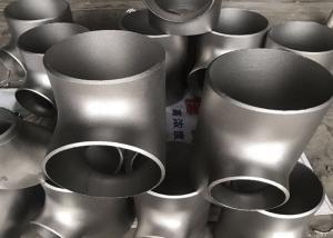 China Duplex Steel UNS S31803 ASME B16.9 48&quot; Std Stainless Steel Pipe Reducer Tee wholesale