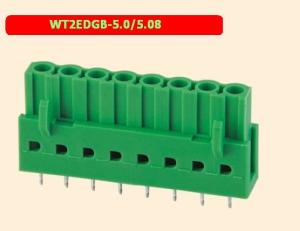 Stable 300V Pluggable PCB Terminal Block 5.0 / 5.08 Mm Connector