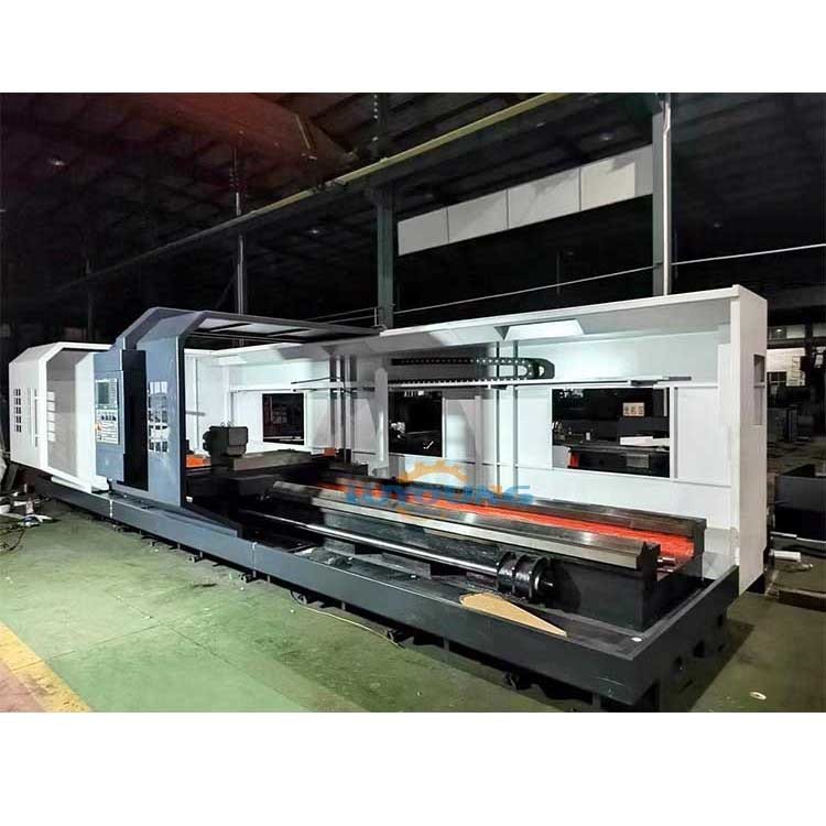 5000/6000mm Flat Bed Metal Cnc Turning Lathe Machine Ck61125 With Fanuc