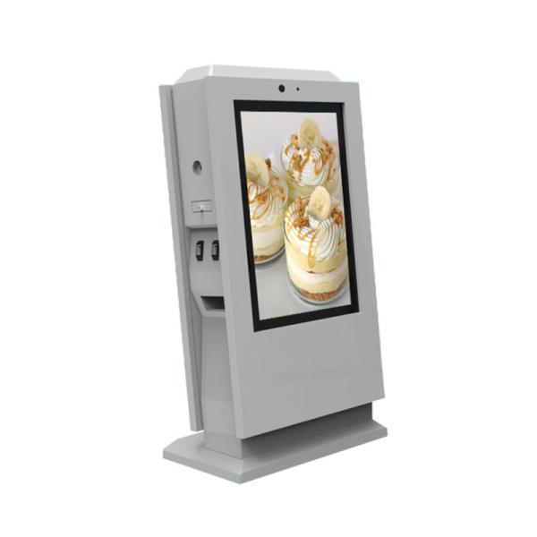 Quality Payment Self Service LCD Interactive Touch Screen Kiosk With Printer for sale