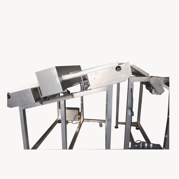 Customized Incline Conveyor Belt Metal Detector Food Industry Processing Products