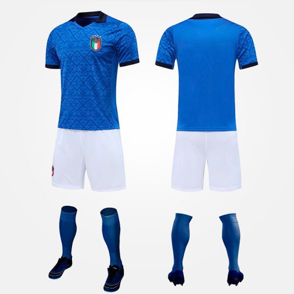 Suppliers Polyester Material Uniforms Cheap Soccer Uniform Se Chinese Soccer Wear Sets 1 Set Sportswear for Boys Adults