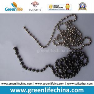 China High Quality Customized Size Silver/Black Color Beaded Ball Chain wholesale