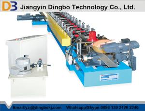Metal Sheet Roller Shutter Door Roll Forming Machine With 1200mm Feeding Width