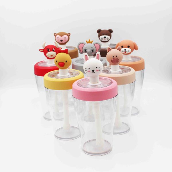 430ml 100% tritan drink bottle With Cartoon Elephant Stopper