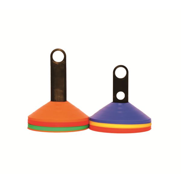 Customized Size Tourtop Soccer Football Basketball Kids Field Marker 50pcs Discs Sport Soccer Agility Cones