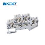 JSTTB 4 Spring Terminal Block Connector Grey Color High Grade Two Conductors
