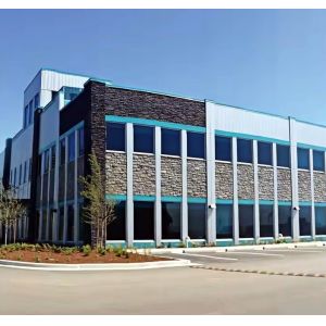 Prefabricated Steel Mall Building Portal Frame Q235B Q355B