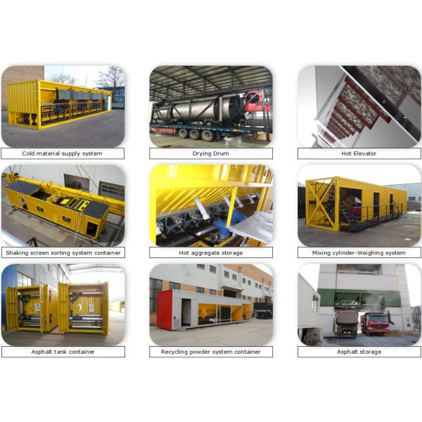 120TPH Hot Mix Asphalt Batching Plant Concrete Batching Plant Mobile