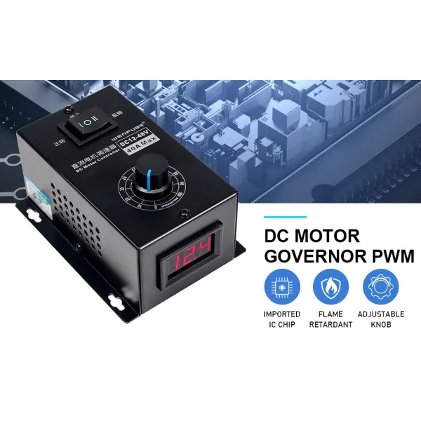12-48V 40A DC Motor Speed Regulator Continuously Universal PWM Motor