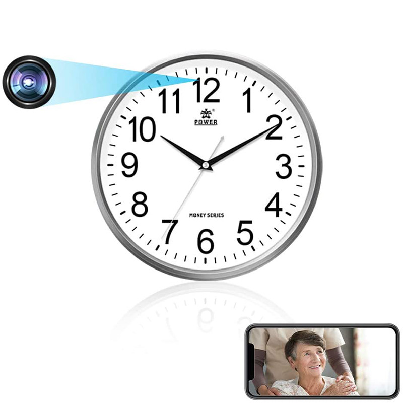 Quality Digital HD 1080p 32GB Spy Camera Clock With Motion Detection for sale