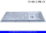 103 Keys Trackball Rugged Metal Keyboard With Number Keys Function Keys