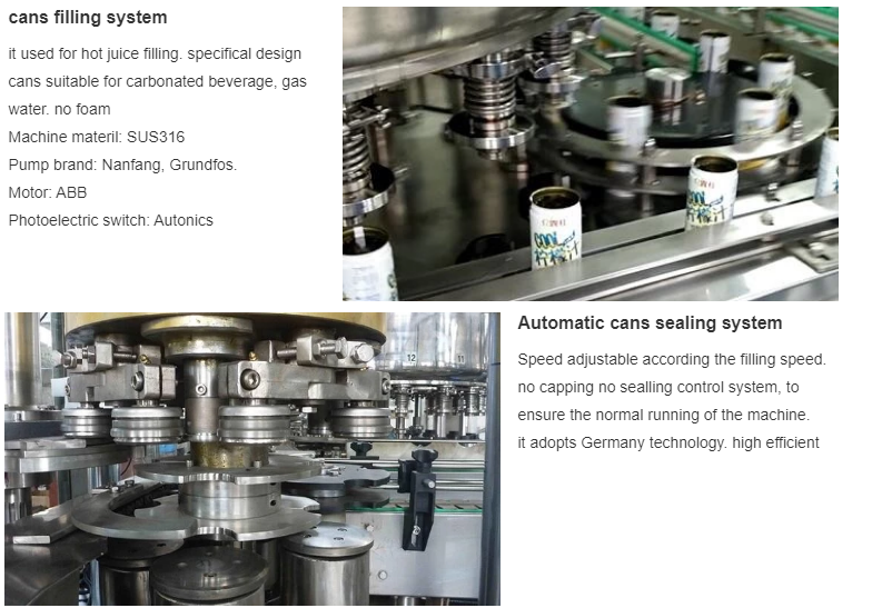 SUS 304 ISO9001 1500bph Beer Filling Machine