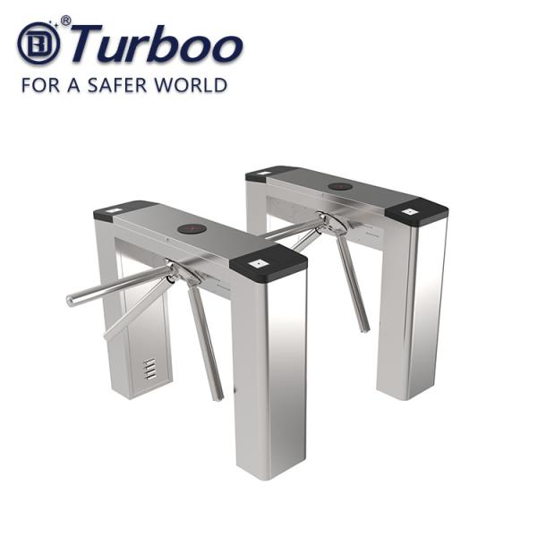 Quality Waist Height Electronic Tripod Turnstile / Automatic Access Control System for sale
