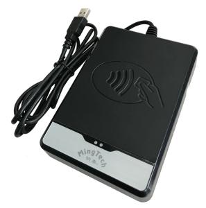 Portable 2 SAM Slots Contactless IC Card Reader With External Indicators LED
