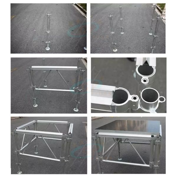 Light Weight 4ft*4ft Mobile Aluminium Stage Platform