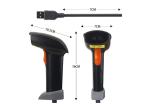 Handheld Laser Barcode Reader With Automatic Scanning Barcode Plug & Play Design