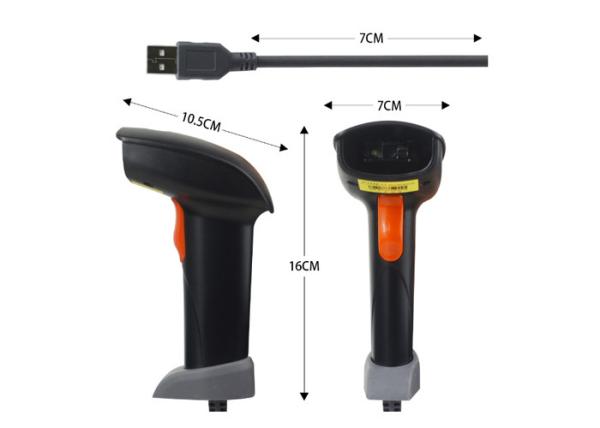 Quality USB/RS232 Barcode Scanner Handheld Barcode Reader With CE Certification for sale