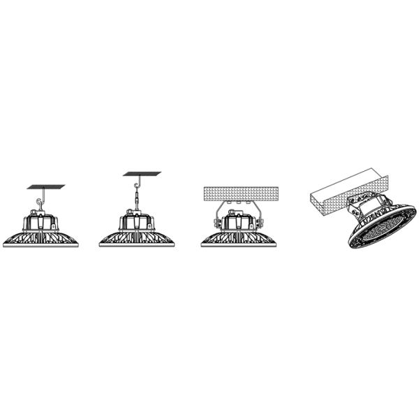 Lyford Driver 100W 200W 150W Industrial Warehouse Lighting