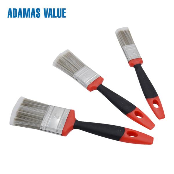 Quality 13-14MM Thickness Plastic Handle Paint Brushes With Multi Color Handle for sale