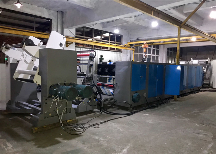 Horizontal Flexographic Automatic Printing Machine Non Stop Unwinding And