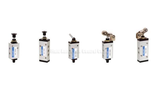 Quality Aluminum 5-way and 3-Way mechanical control valve G1/8" machine control valve for sale