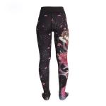 Customized Print Womens Workout Tights , Fitness Ankle Patterned Workout