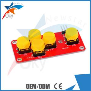 China Black + Yellow Arduino Bluetooth Module 5-Key Keyboard Module wholesale
