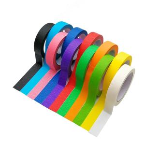 China Customized Coloful No Residue Masking Tape Writable Single Side on sale