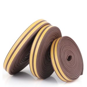 Highly Elastic EPDM Sponge Self Adhesive Weather Stripping No Degumming