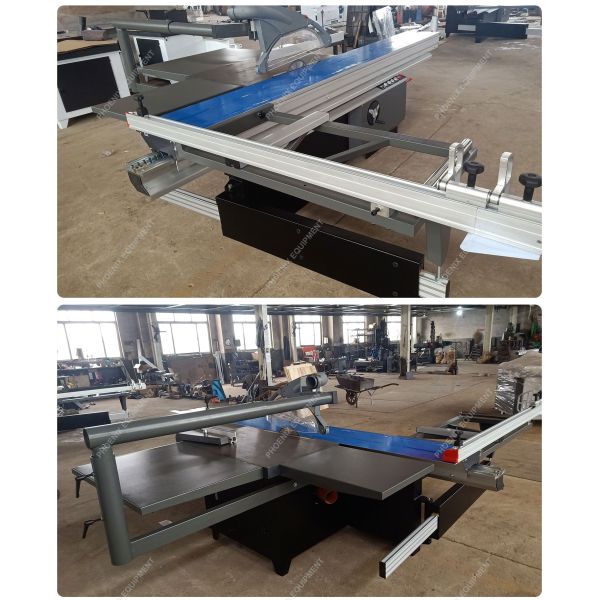 Home Woodworking Automatic Sliding Mitre Saw with 3200mm Sliding Table and Wood Lift