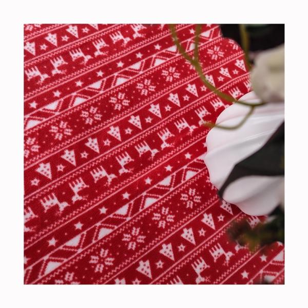 Quality 150D/288F Micro Fleece Fabric Breathable 250GSM Polyester Custom Pattern for sale