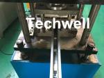 PPGI , Galvanized Steel Guide Rail Roll Forming Machine With Disk Saw Cutting
