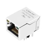 LPJ16214BGNL 100 Base-T Single Port RJ45 Transformer Ethernet Connectors Tab Up